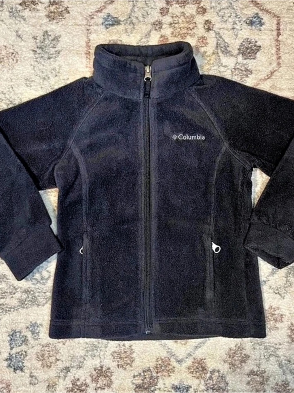 Columbia Boys' Black Fleece Jacket Size XS